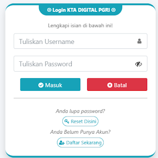 Register PGRI Kotamobagu - Persatuan Guru Republik Indonesia Cabang Kotamobagu